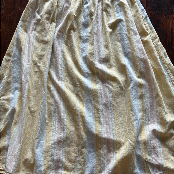 Patagonia A-Line Skirt in Cream, Yellow and Light Pink Stripes - Picture 4 of 4